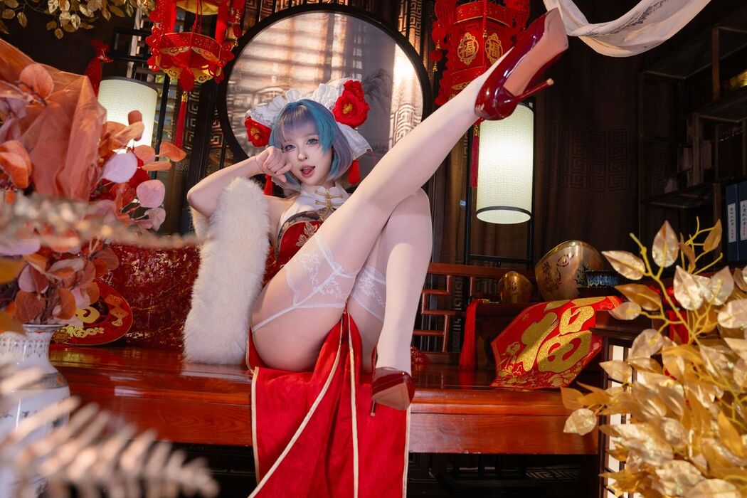 Coser@清水由乃 &#8211; 柴郡新春旗袍 (72P &#8211; 1V)