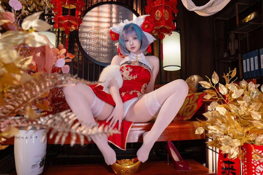 Coser@清水由乃 &#8211; 柴郡新春旗袍 (72P &#8211; 1V)
