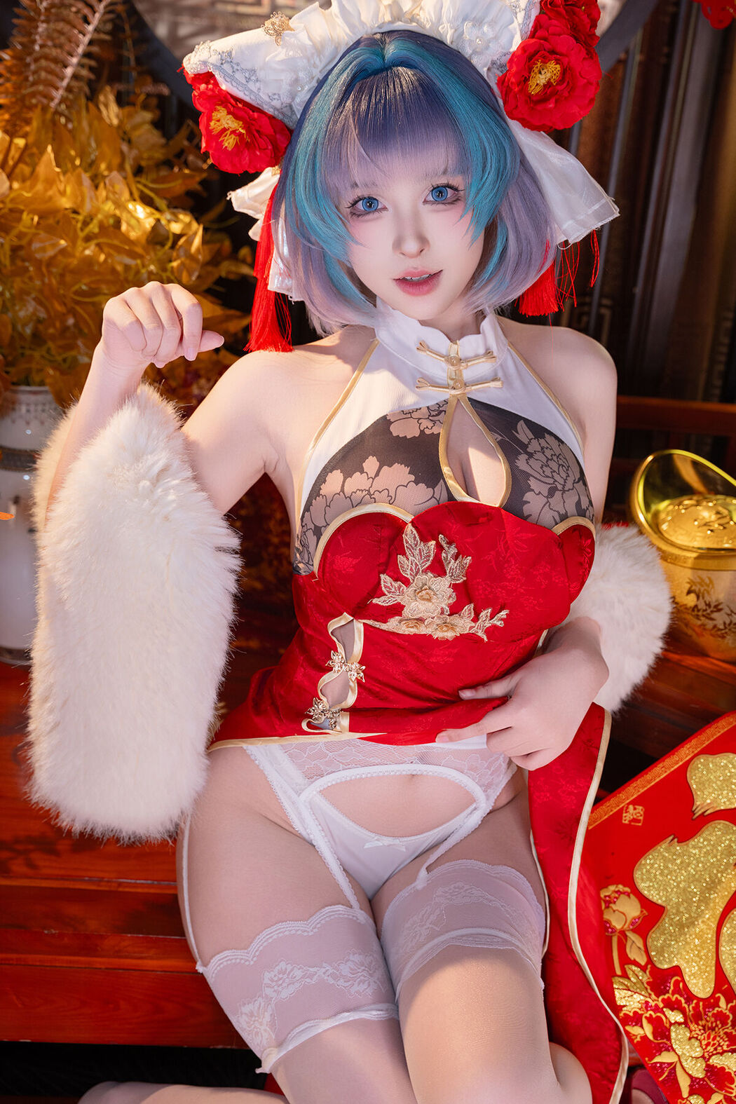 Coser@清水由乃 – 柴郡新春旗袍 (72P – 1V) Cover Photo