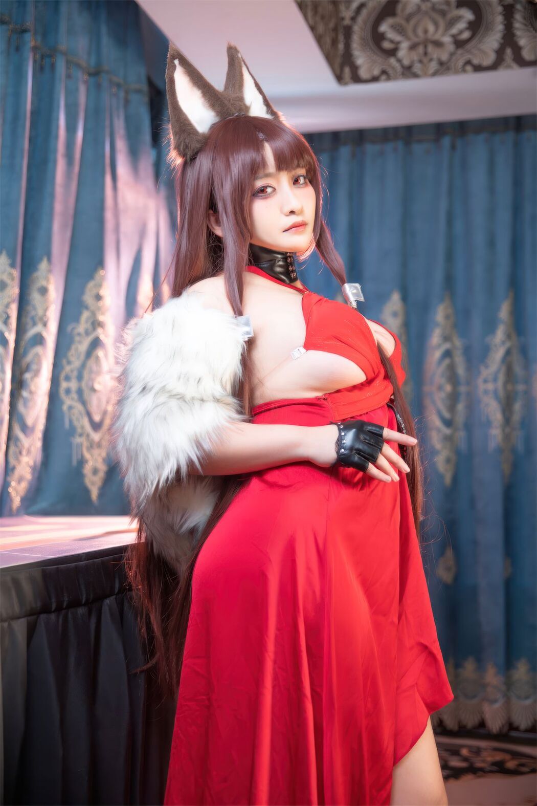 Coser@洛璃LoLiSAMA &#8211; 碧蓝航线 赤城 礼服 (54P)