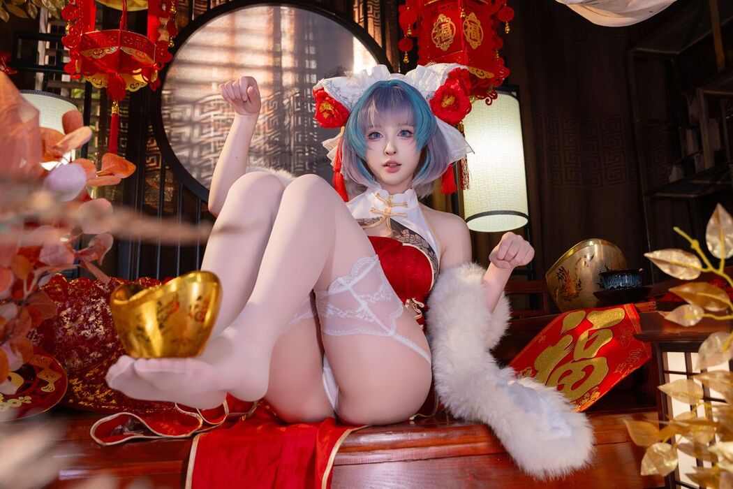 Coser@清水由乃 &#8211; 柴郡新春旗袍 (72P &#8211; 1V)