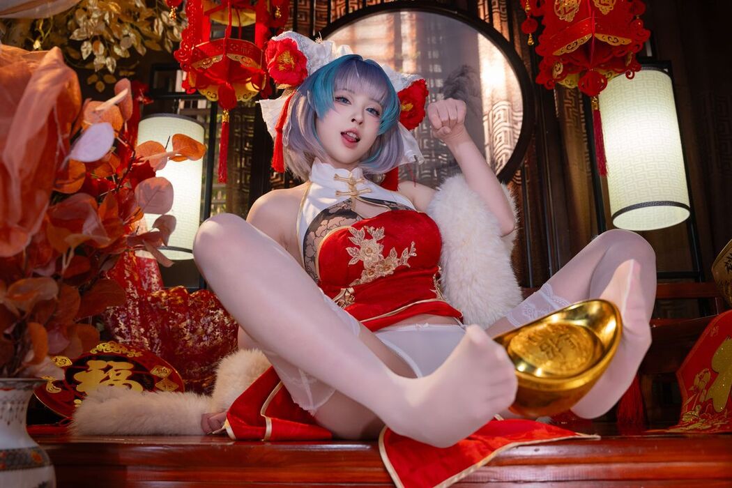 Coser@清水由乃 &#8211; 柴郡新春旗袍 (72P &#8211; 1V)