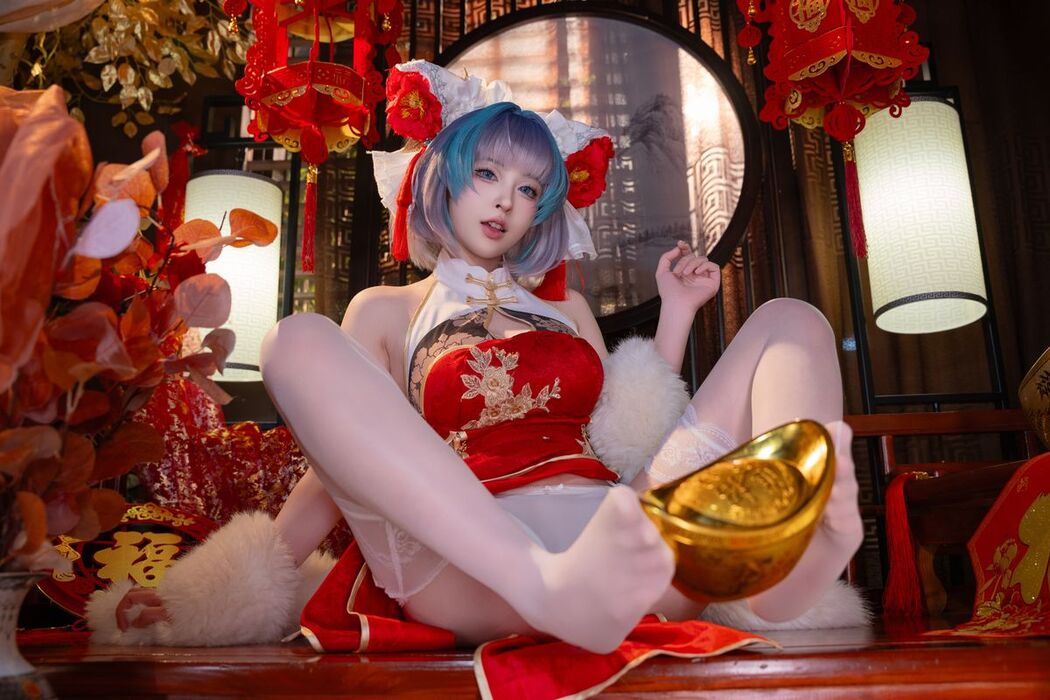 Coser@清水由乃 &#8211; 柴郡新春旗袍 (72P &#8211; 1V)
