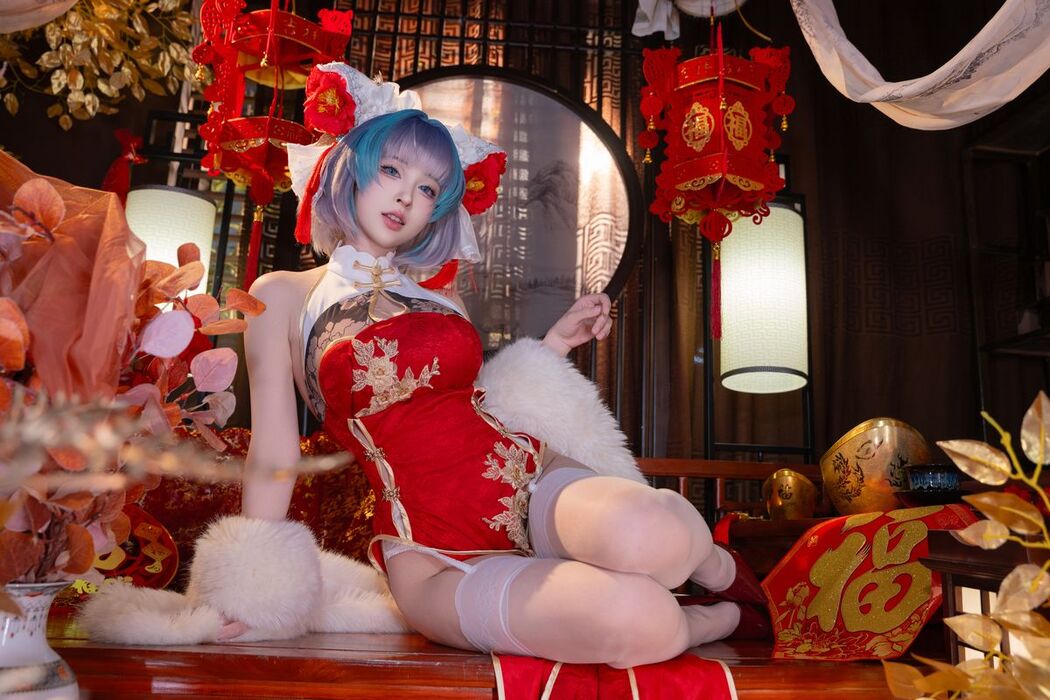 Coser@清水由乃 &#8211; 柴郡新春旗袍 (72P &#8211; 1V)