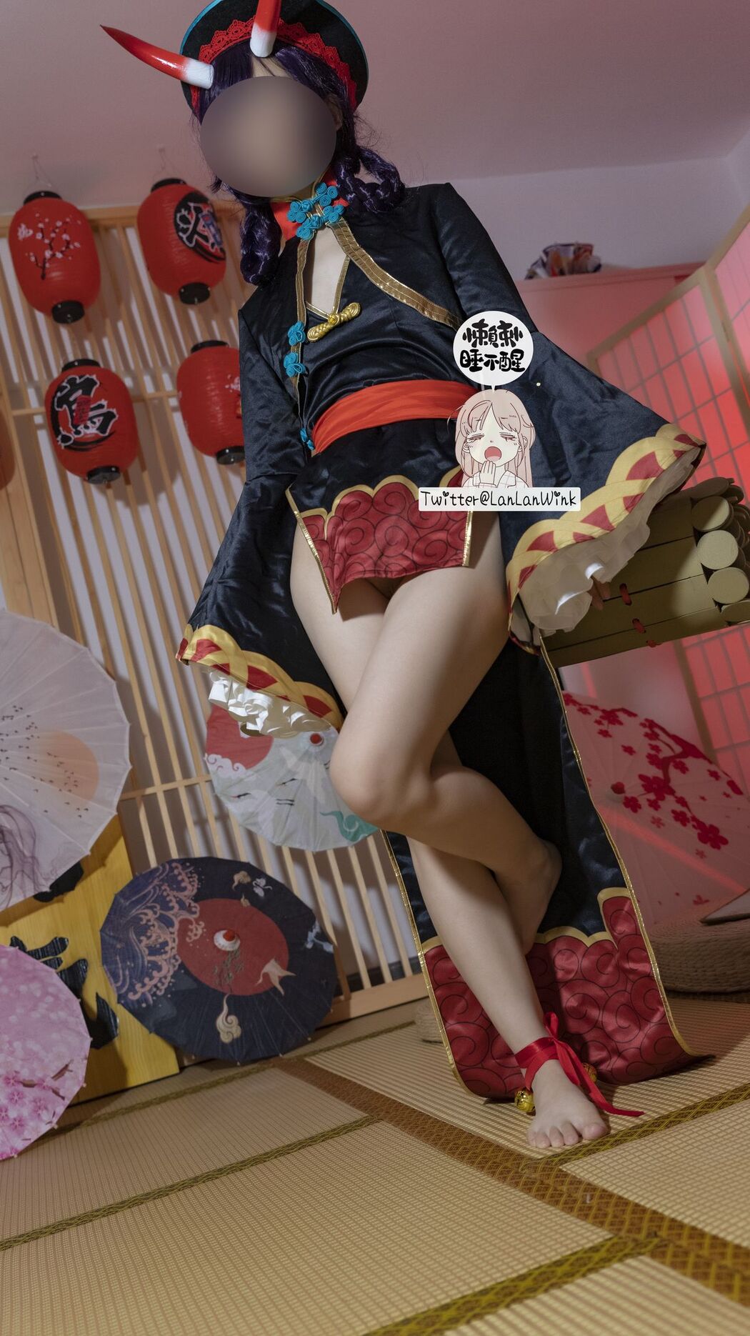 Coser@懒懒睡不醒 &#8211; 酒吞童子 (49P)