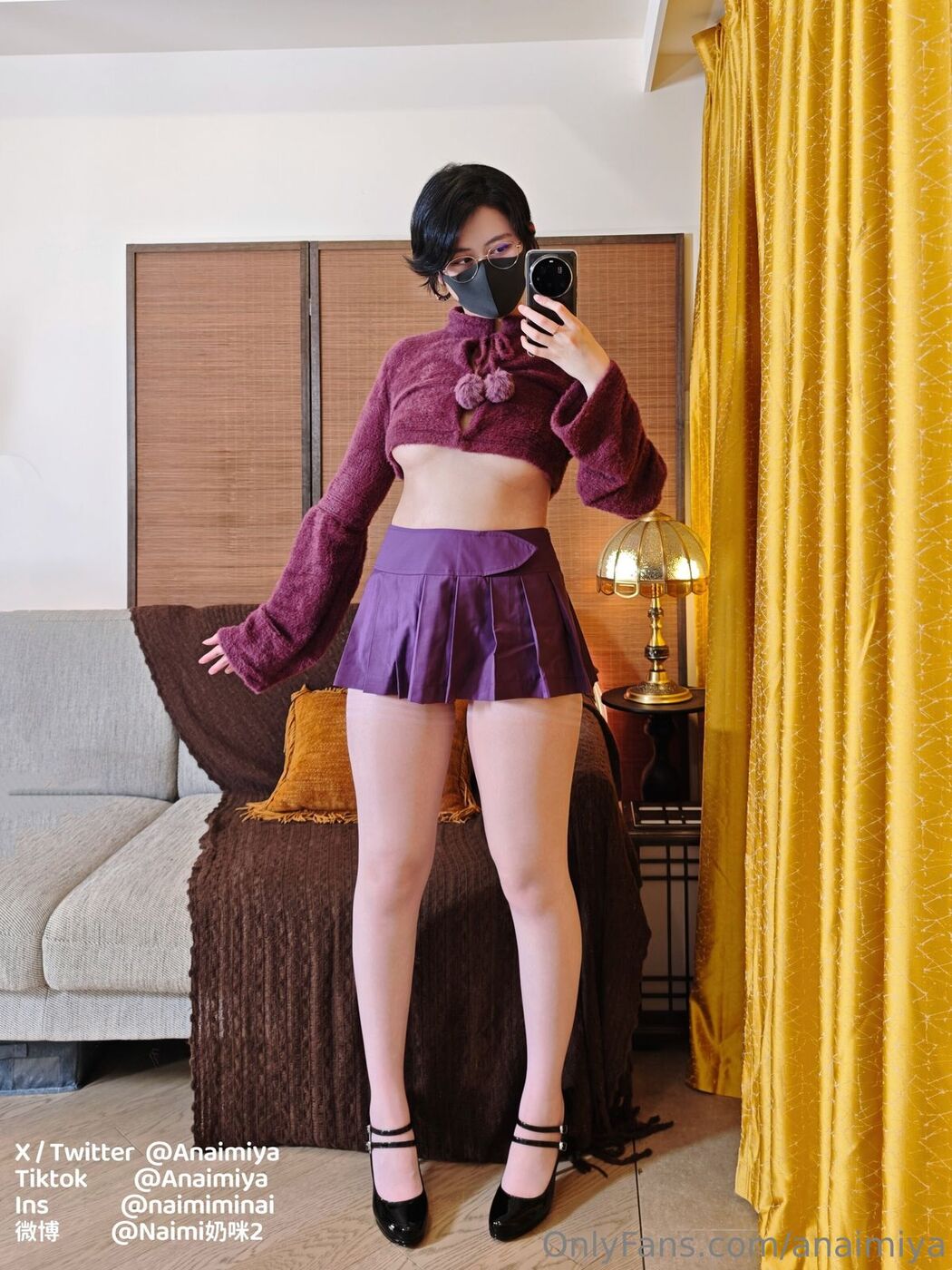 Coser@Anaimiya奶咪 &#8211; OnlyFan 2025年4月新作 &#8211; 白丝死库水 闷骚短发 (38P &#8211; 6V)