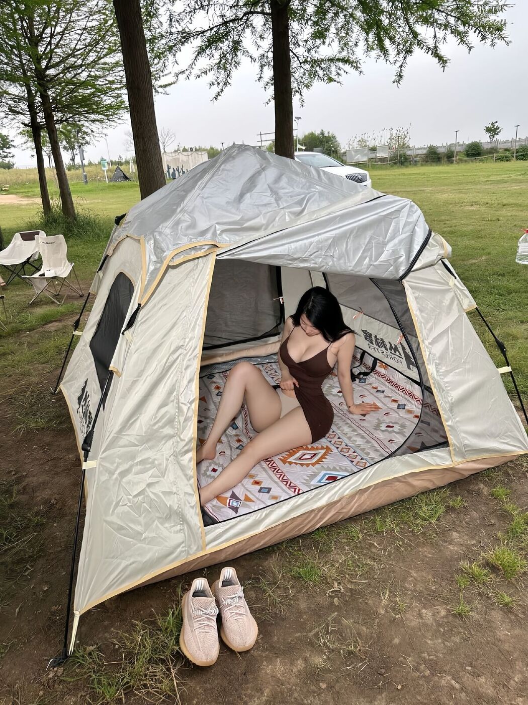 Wen Qian Cool 文茜cool – 露营系蜜桃系列 (23P)
