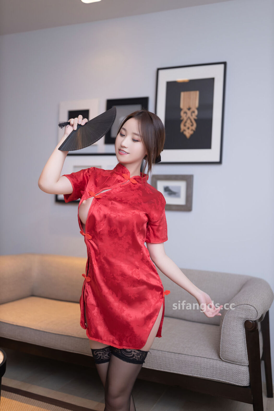 XR Uncensored Kyoko Yada 杏子Yada &#8211; R18 秀人网模特 红色旗袍 (41P)