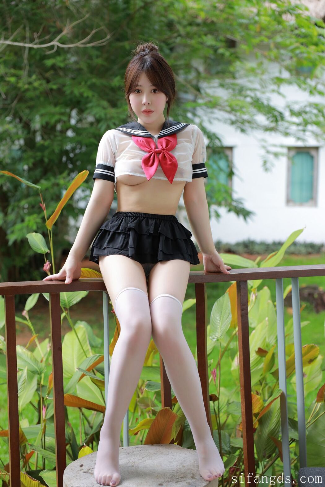 XR Uncensored Evelyn Ai Li Evelyn艾莉 &#8211; R18 秀人网模特 透明JK (70P)