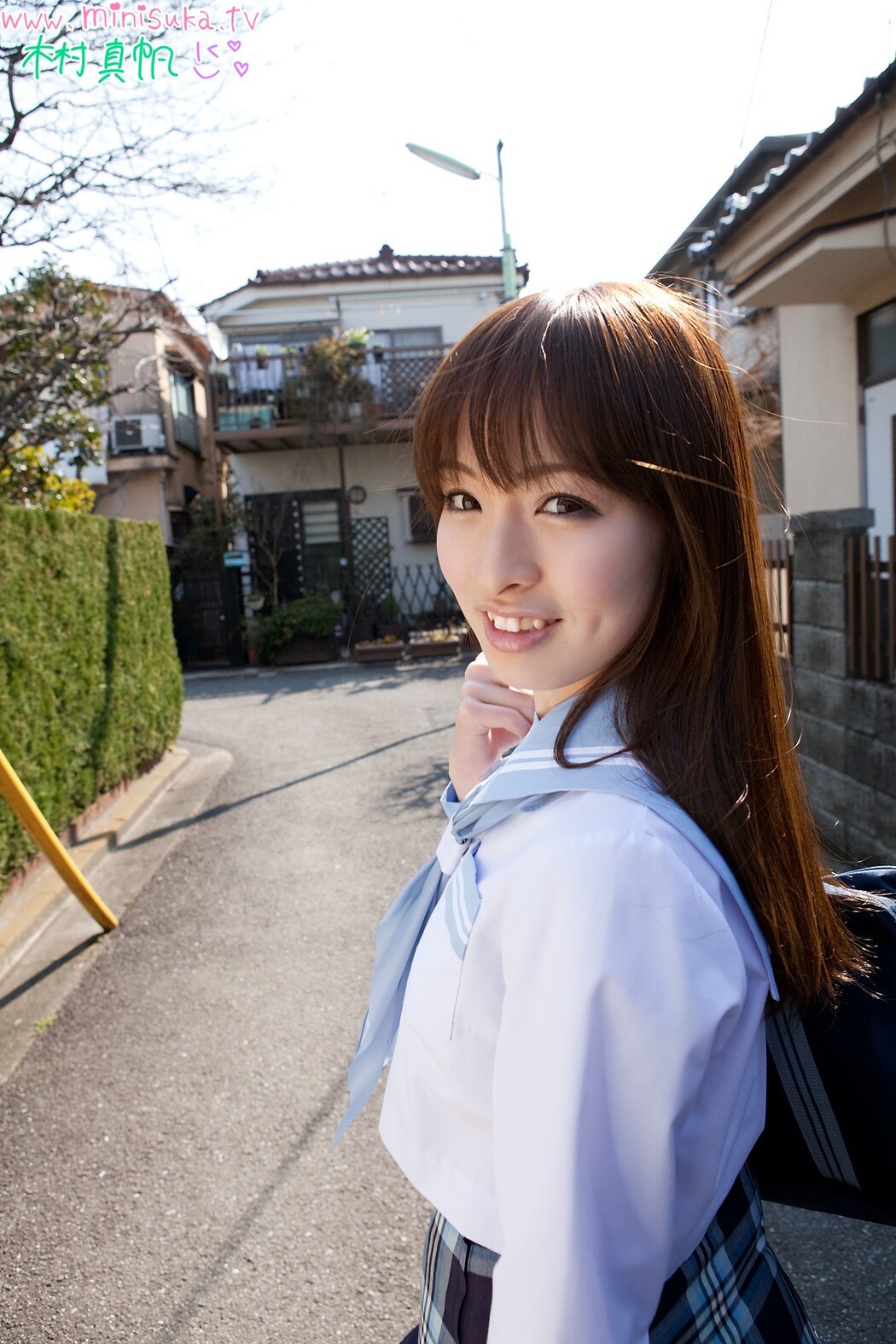 Minisuka.tv Maho Kimura 水色ビキニ Special Gallery 3.1