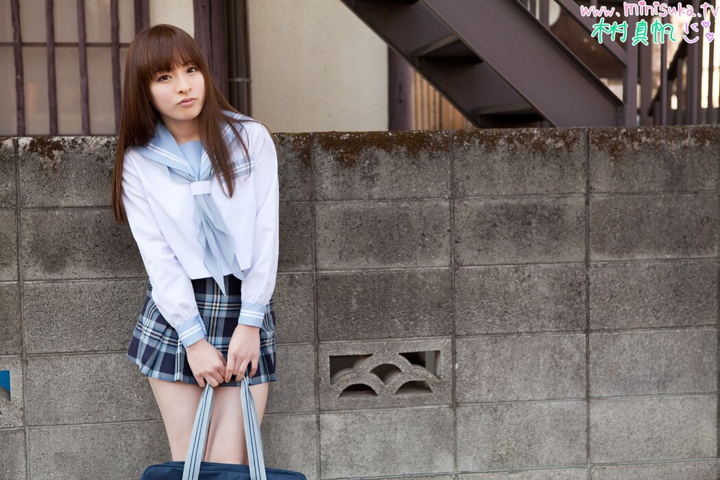 Minisuka.tv Maho Kimura 水色ビキニ Special Gallery 3.1