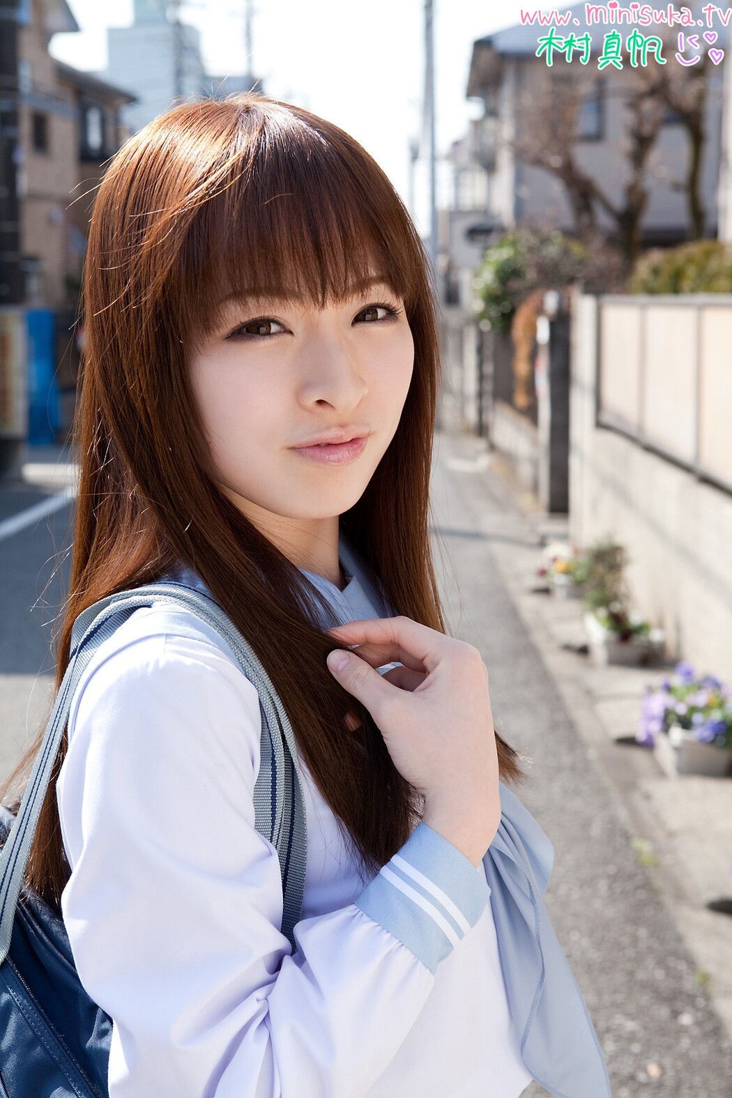 Minisuka.tv Maho Kimura 水色ビキニ Special Gallery 3.1