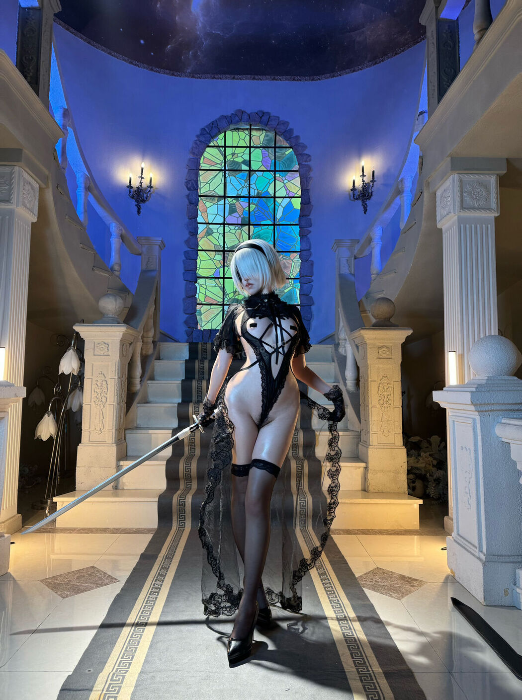 Coser@阿薰kaori – 2b黑花嫁 Part02 (46P)