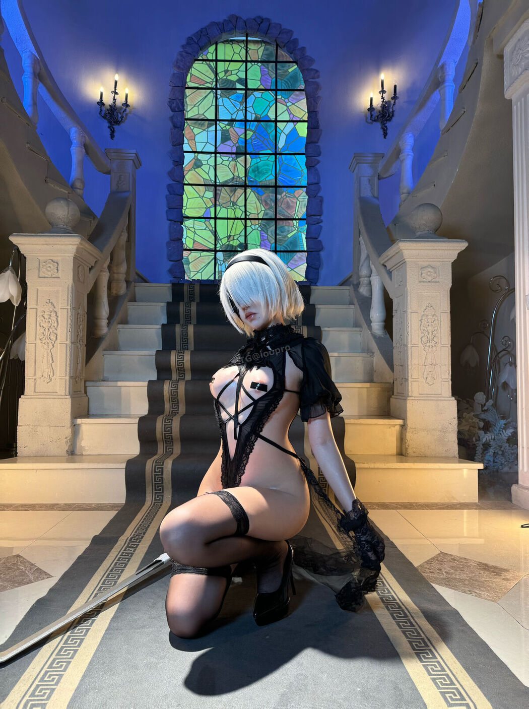 Coser@阿薰kaori – 2b黑花嫁 Part02 (46P)