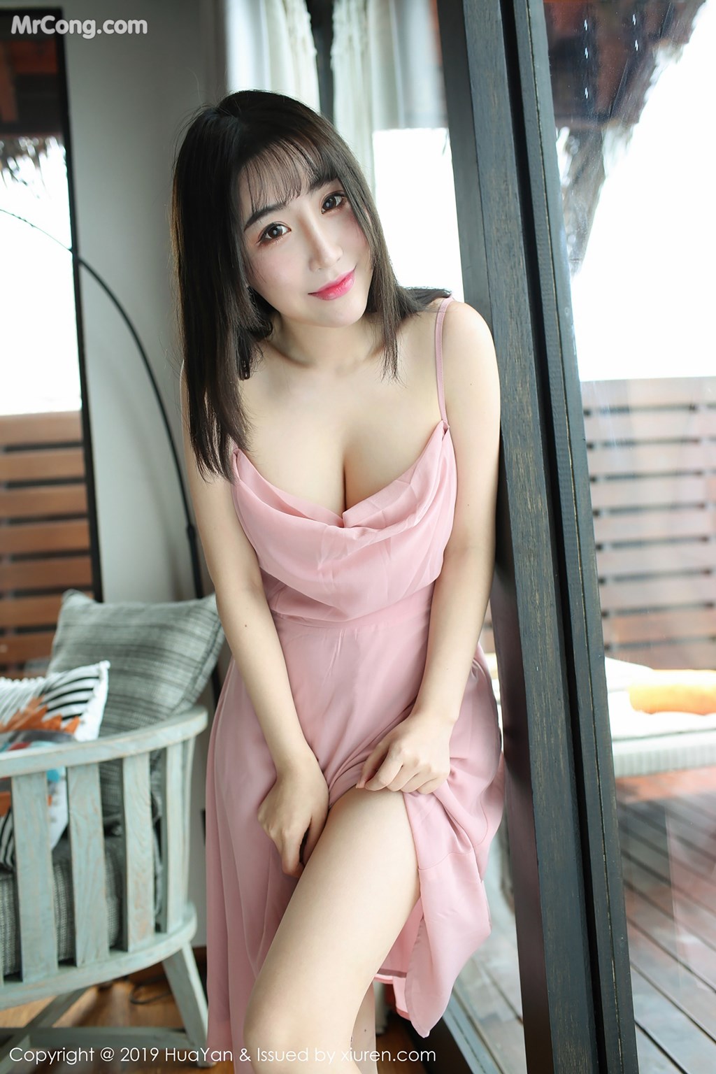 HuaYan Vol.062: 绯月樱-Cherry (52 images)