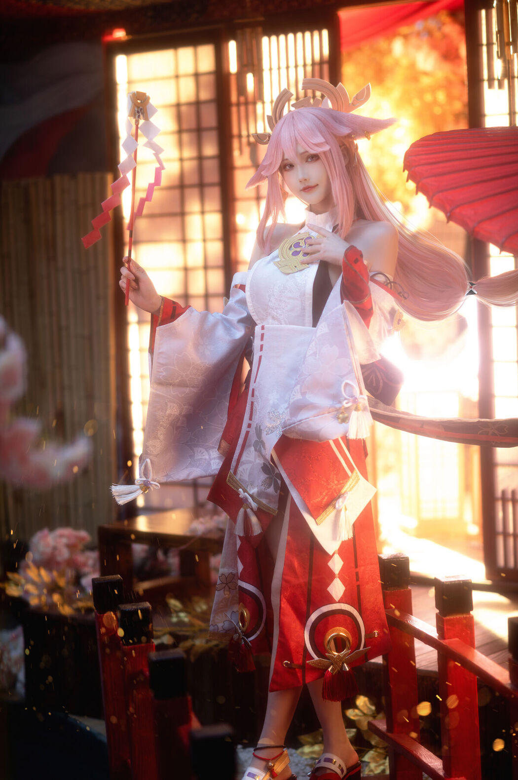 Coser@花兮_honoka &#8211; 原神 八重神子 (11P)
