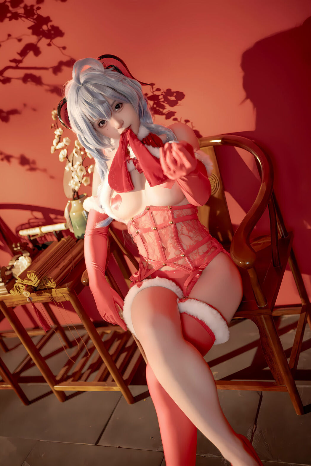Coser@Bangni邦尼 &#8211; 甘雨新春 Part01 (46P &#8211; 8V)