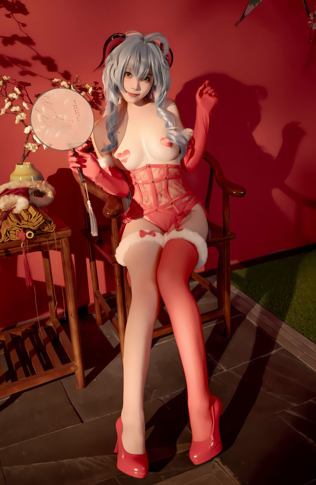 Coser@Bangni邦尼 &#8211; 甘雨新春 Part02 (45P)