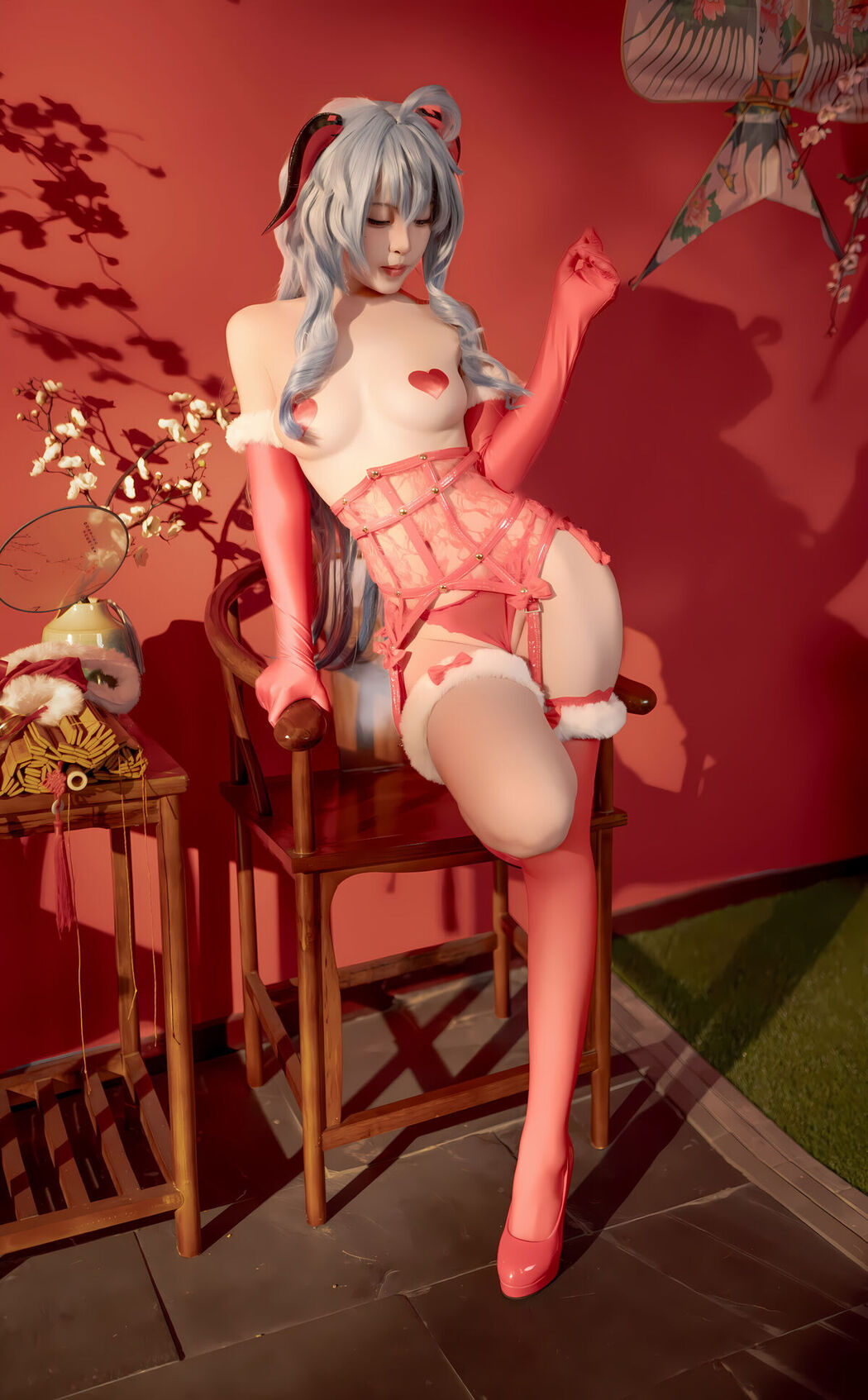 Coser@Bangni邦尼 &#8211; 甘雨新春 Part02 (45P)