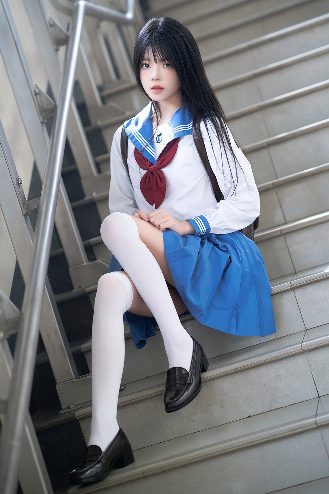 Coser@桜桃喵 – 地铁JK (34P) Cover Photo