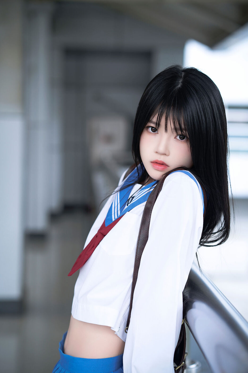 Coser@桜桃喵 – 地铁JK (34P)
