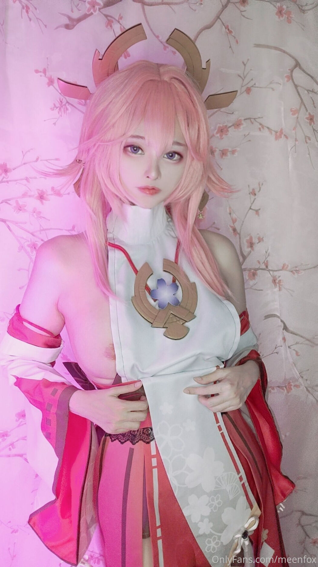 Coser@MeenFox &#8211; Genshin Impact And 八重巫女And五郎 (29P &#8211; 1V)