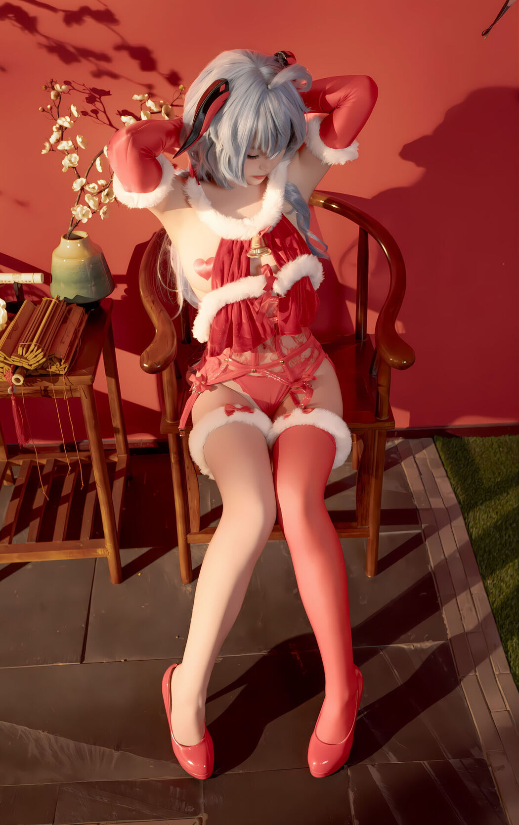 Coser@Bangni邦尼 &#8211; 甘雨新春 Part01 (46P &#8211; 8V)