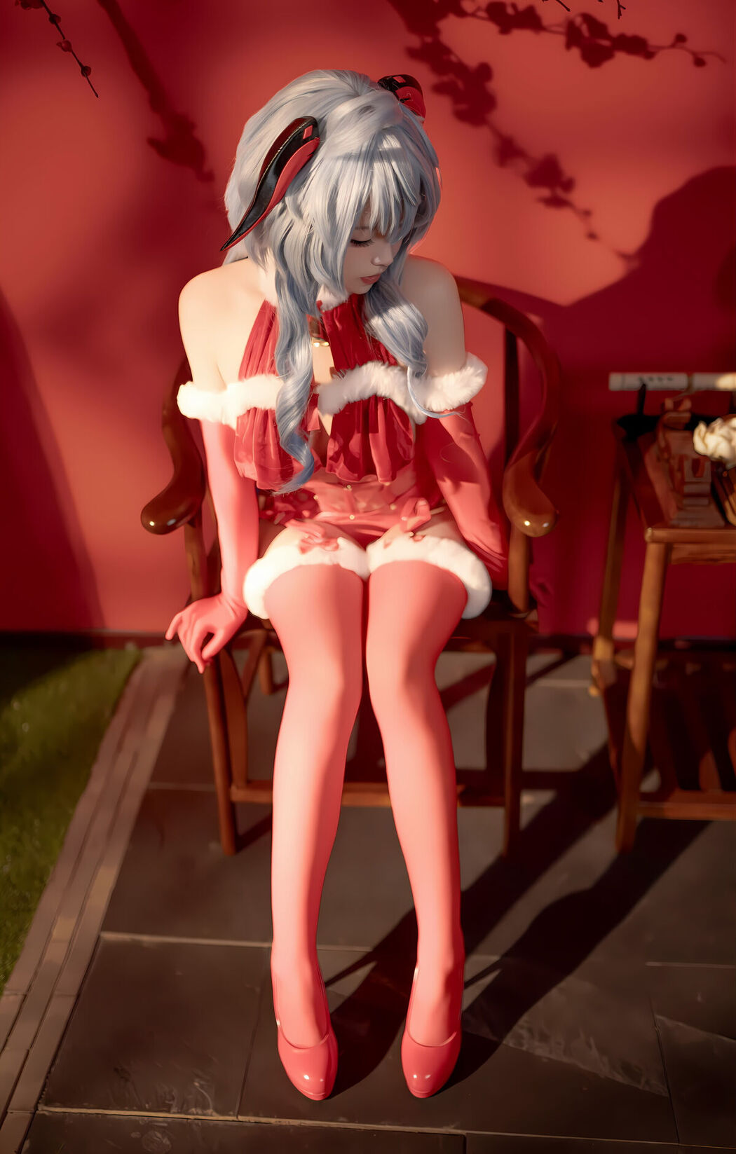 Coser@Bangni邦尼 &#8211; 甘雨新春 Part01 (46P &#8211; 8V)
