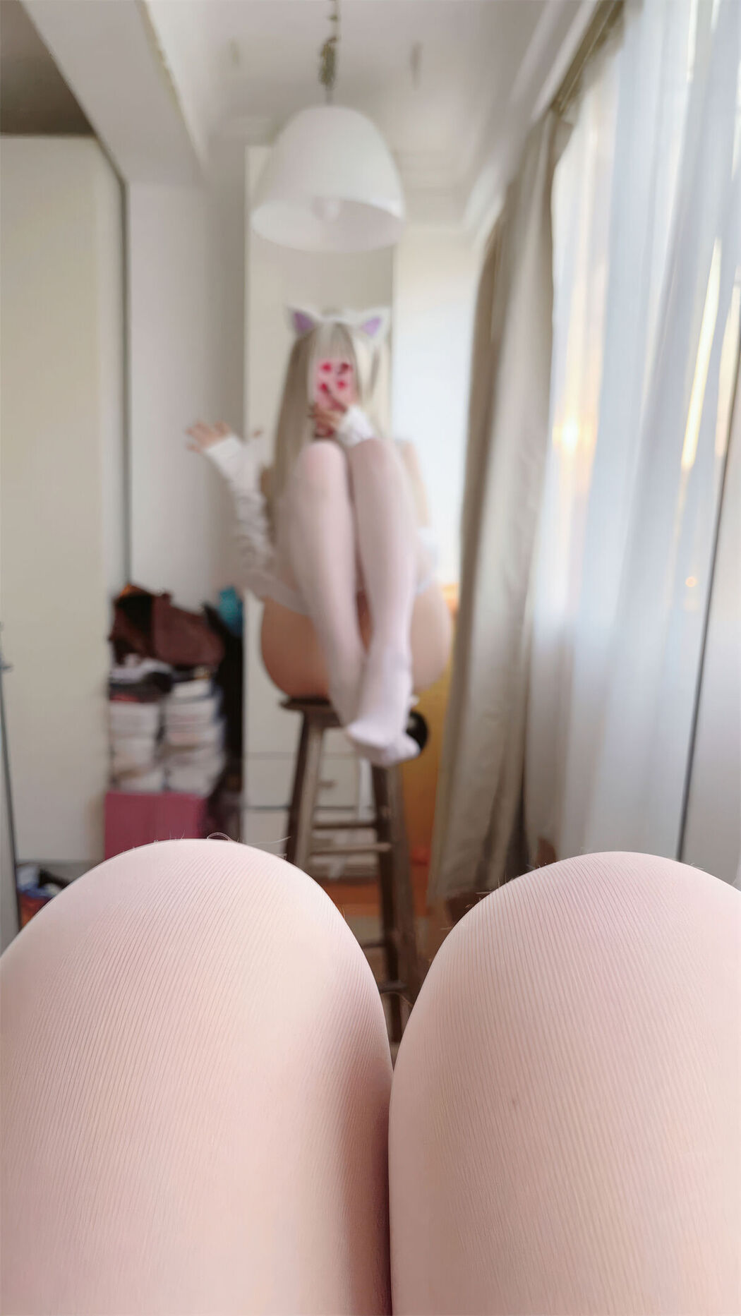Coser@安食ajiki – 白猫猫 (48P)