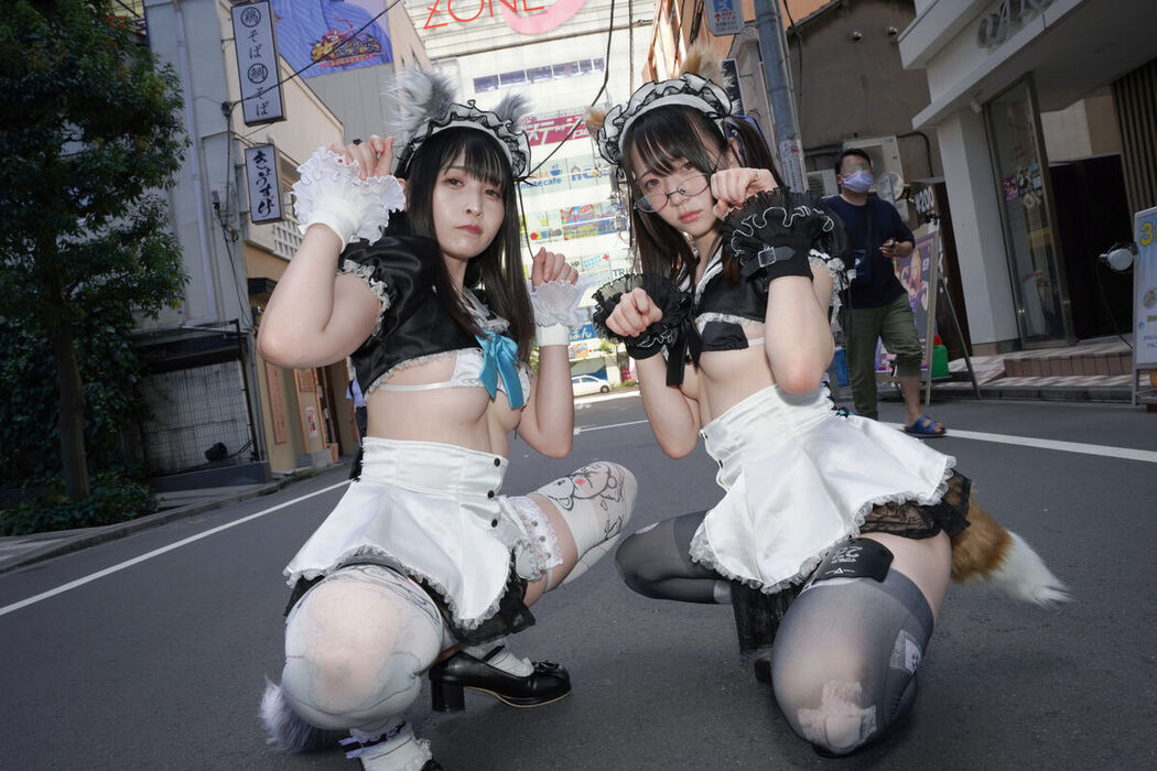 JP Sui Utatane うたたね翠 And Shione Mizuna 水那しおね – 野生のメイドがあらわれた Part02 (55P)