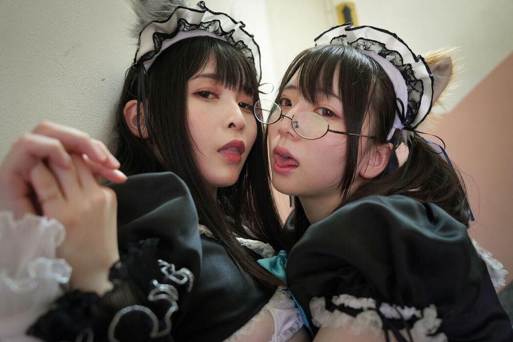 JP Sui Utatane うたたね翠 And Shione Mizuna 水那しおね – 野生のメイドがあらわれた Part02 (55P)