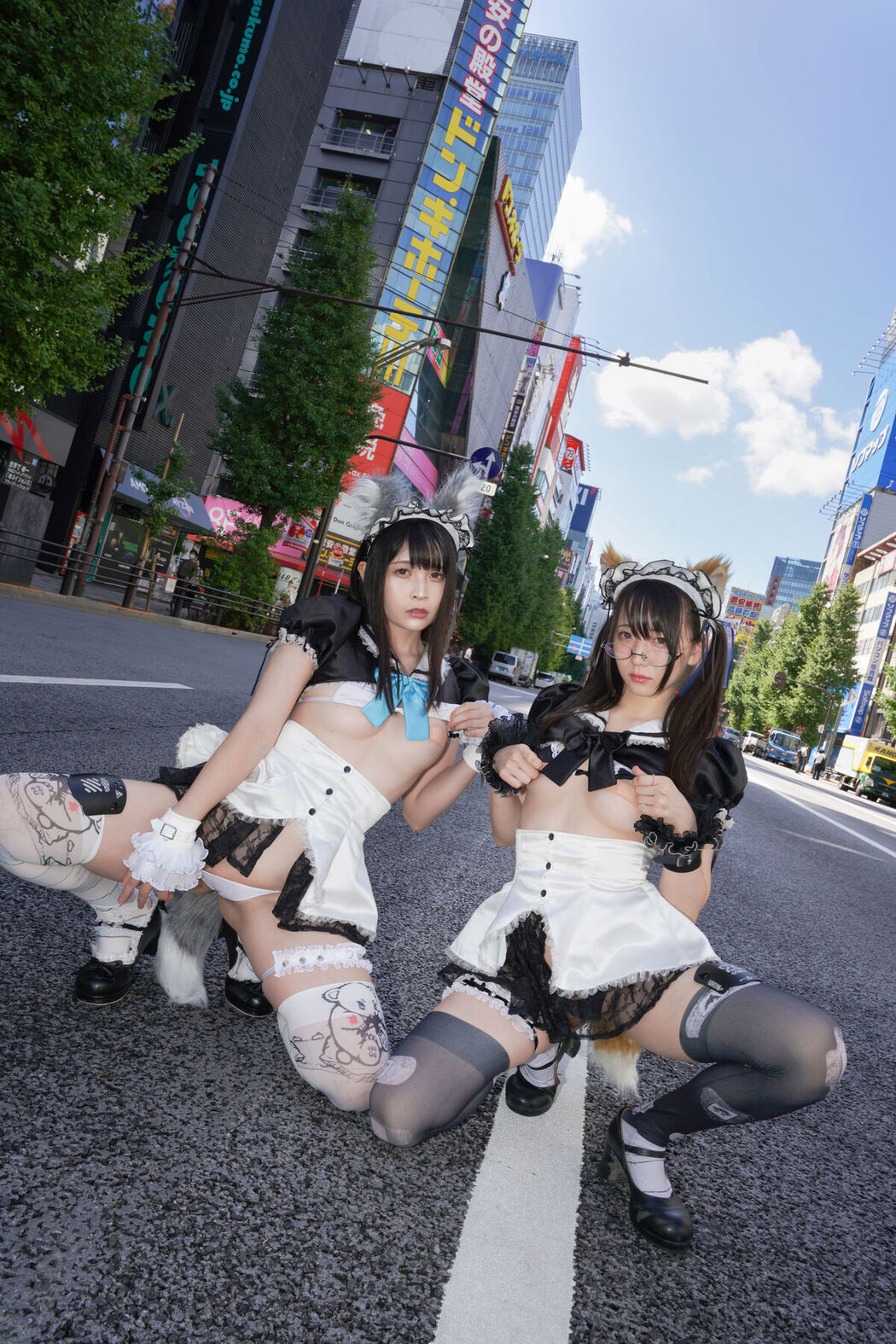 JP Sui Utatane うたたね翠 And Shione Mizuna 水那しおね – 野生のメイドがあらわれた Part02 (55P)