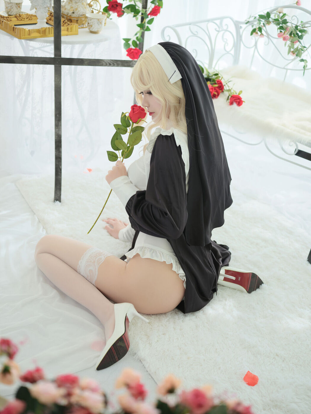 Coser@一米八的大梨子 – 修女 (37P)