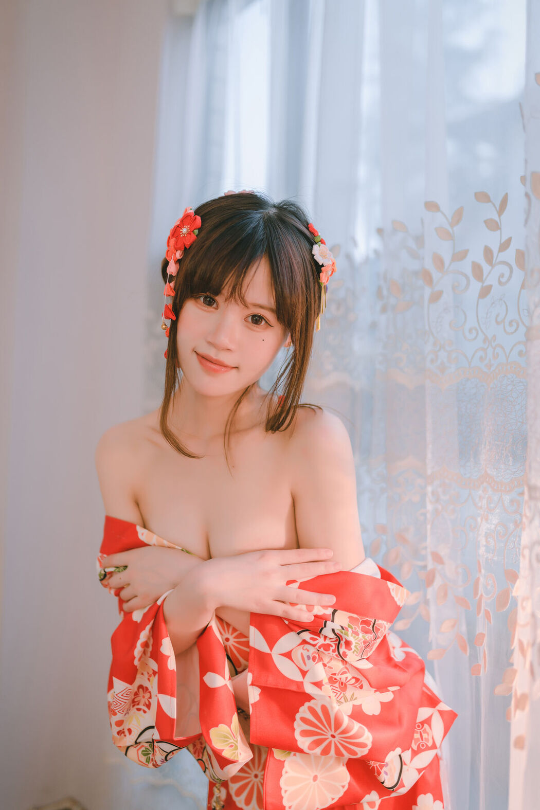 Coser@星黛鹿鹿 – 日常 浴衣室内 (50P)