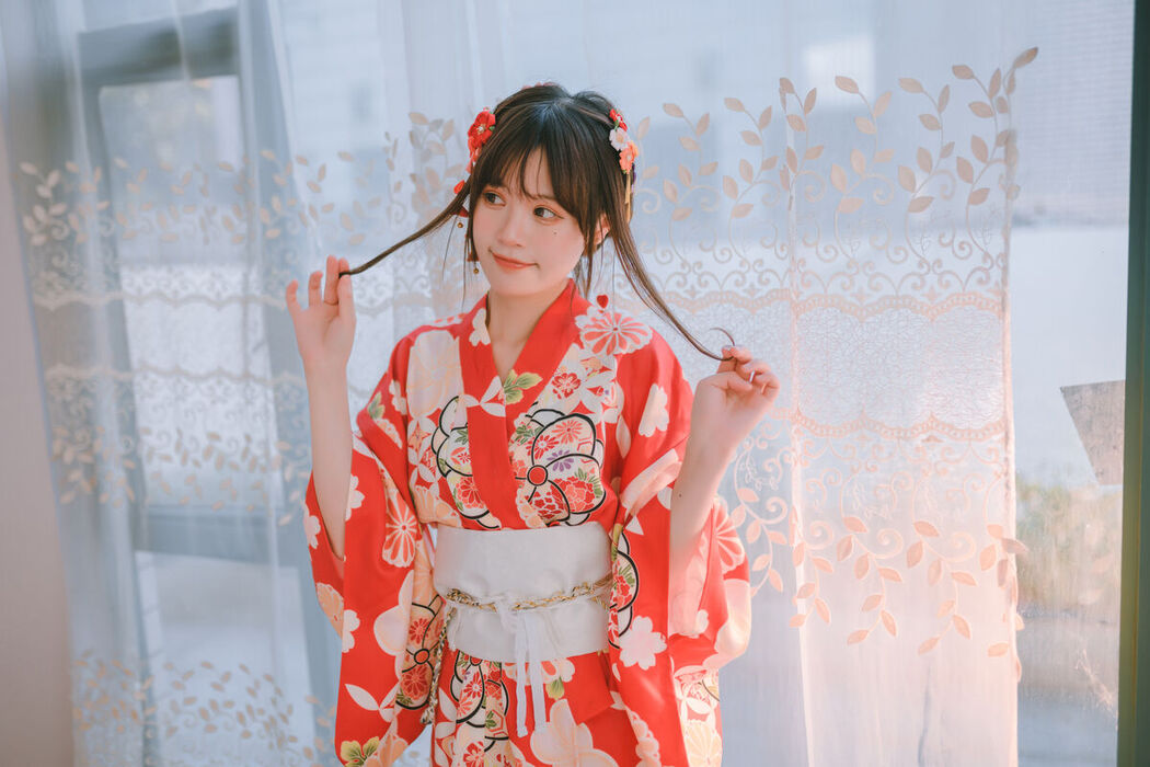 Coser@星黛鹿鹿 – 日常 浴衣室内 (50P)