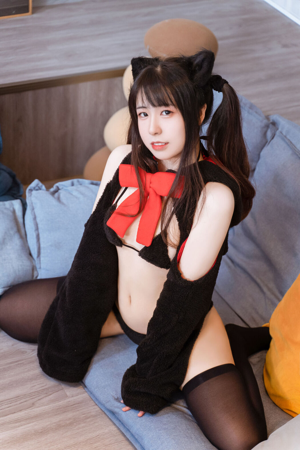 Coser@虎森森 &#8211; 礼物猫咪 (51P)