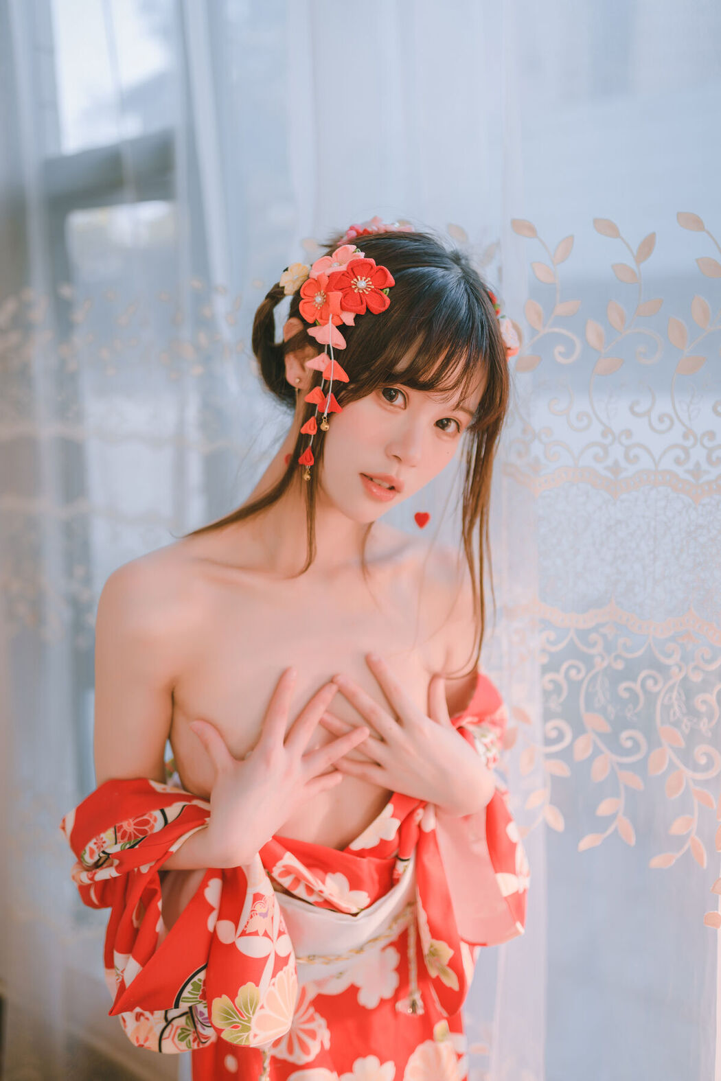 Coser@星黛鹿鹿 – 日常 浴衣室内 (50P)