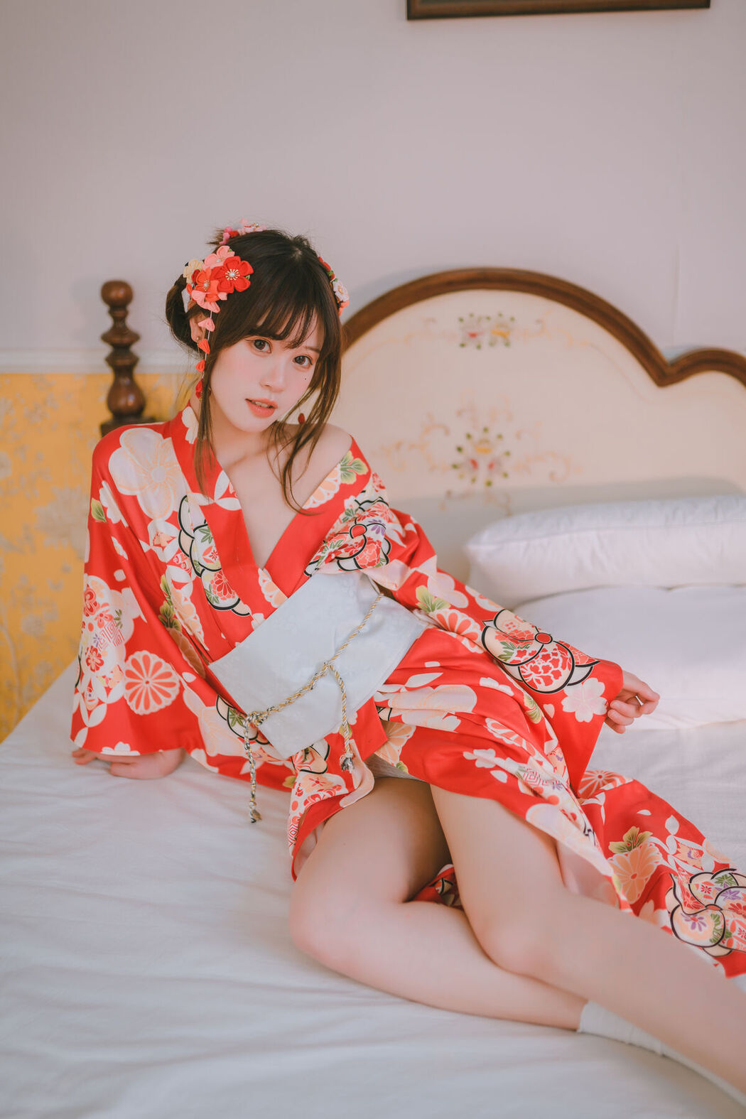 Coser@星黛鹿鹿 – 日常 浴衣室内 (50P)