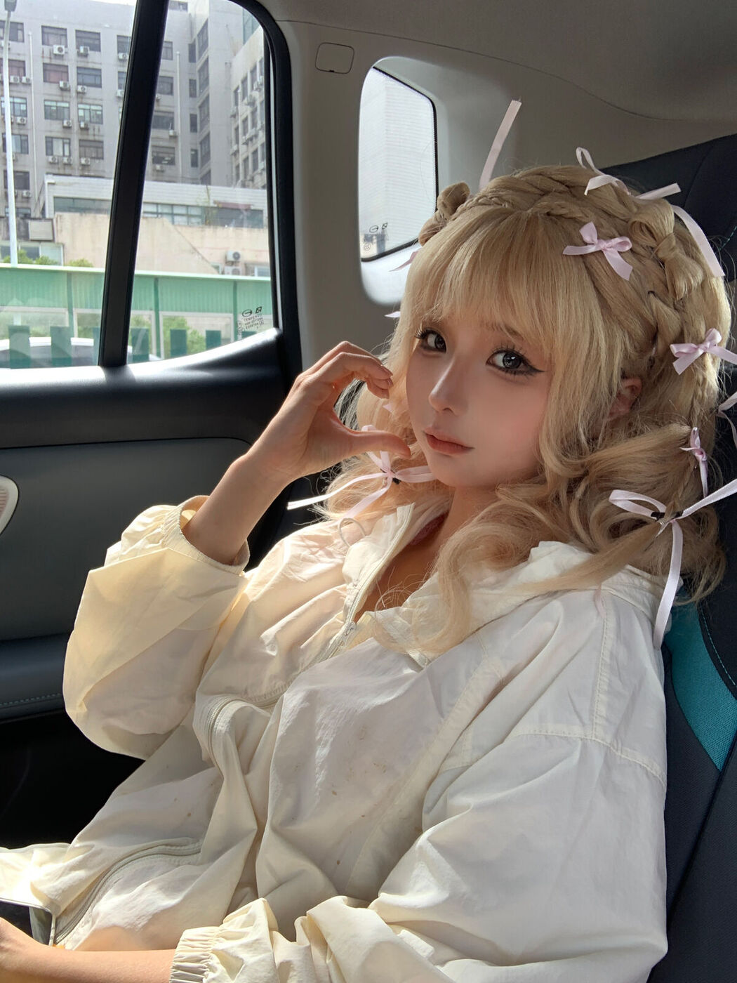 Coser@蠢沫沫 Chunmomo – 金发蝴蝶结 Part02 (47P)