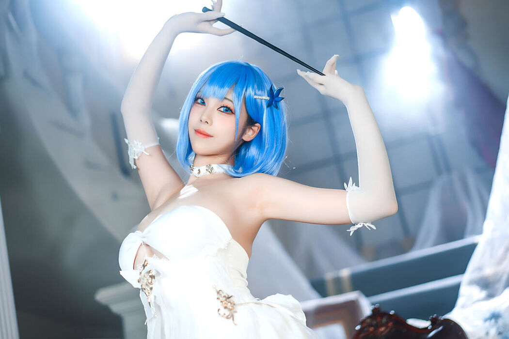 Coser@蜜汁猫裘 &#8211; 碧蓝航线 恰巴耶夫白骑兵 Part01 (52P)