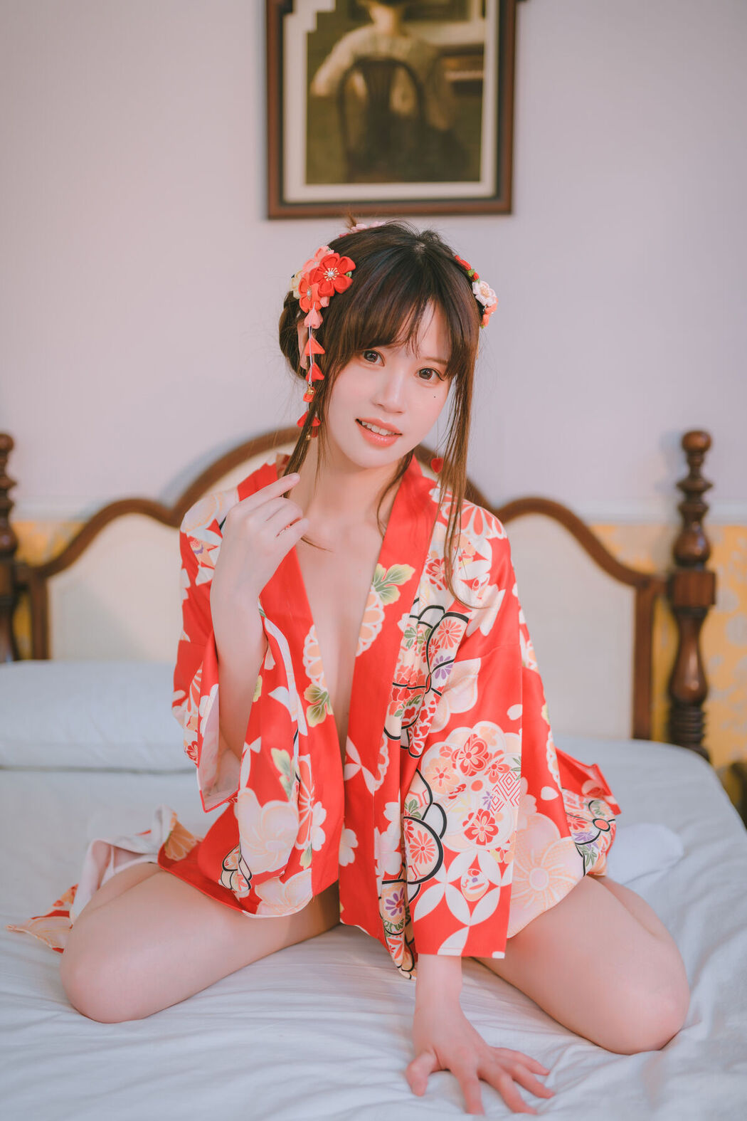 Coser@星黛鹿鹿 – 日常 浴衣室内 (50P)