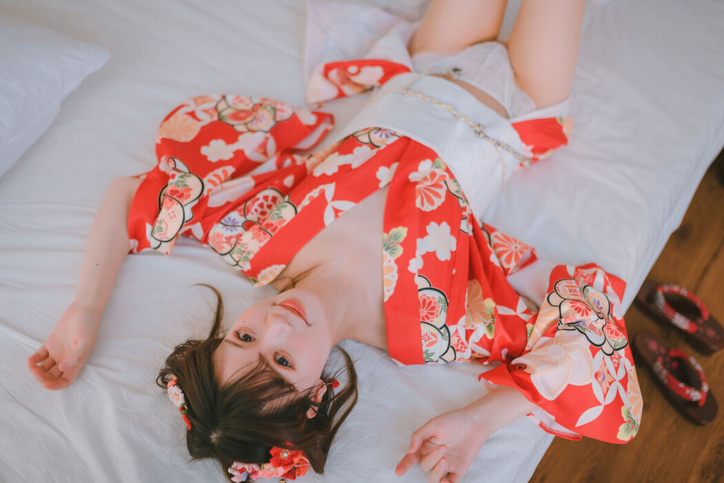 Coser@星黛鹿鹿 – 日常 浴衣室内 (50P)