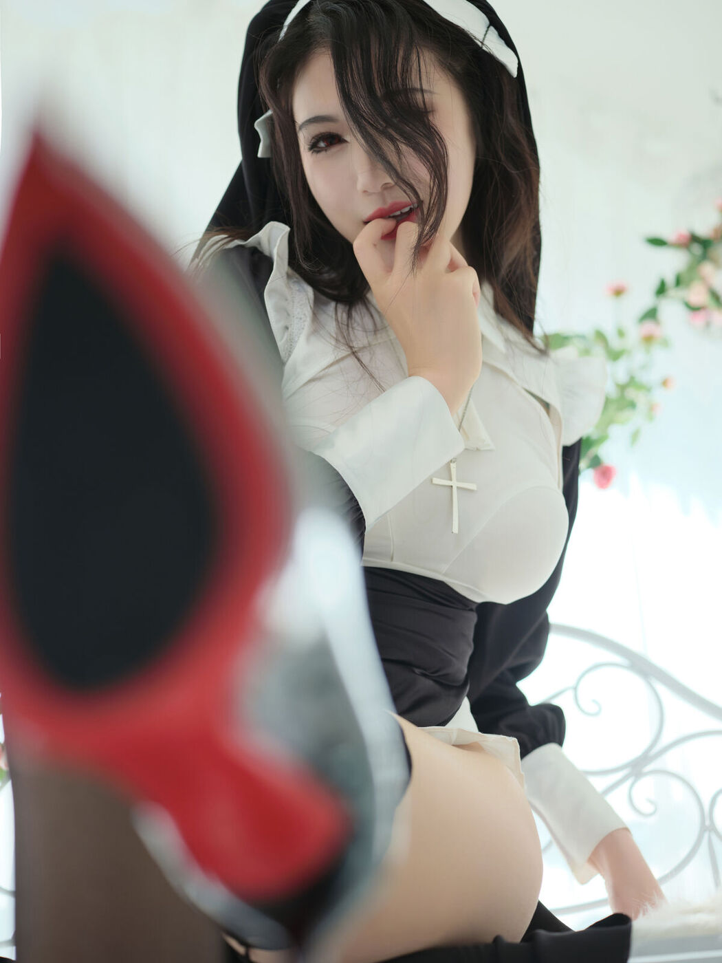 Coser@一米八的大梨子 – 修女 (37P)
