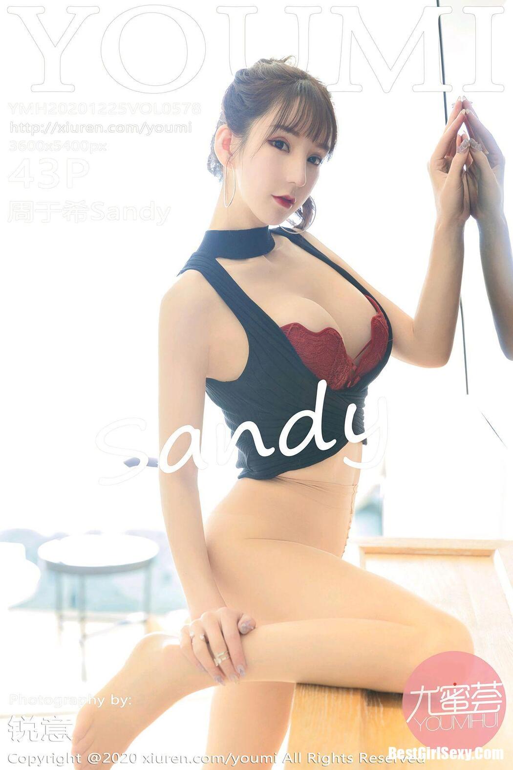YouMi尤蜜荟 Vol.578 Zhou Yu Xi Cover Photo