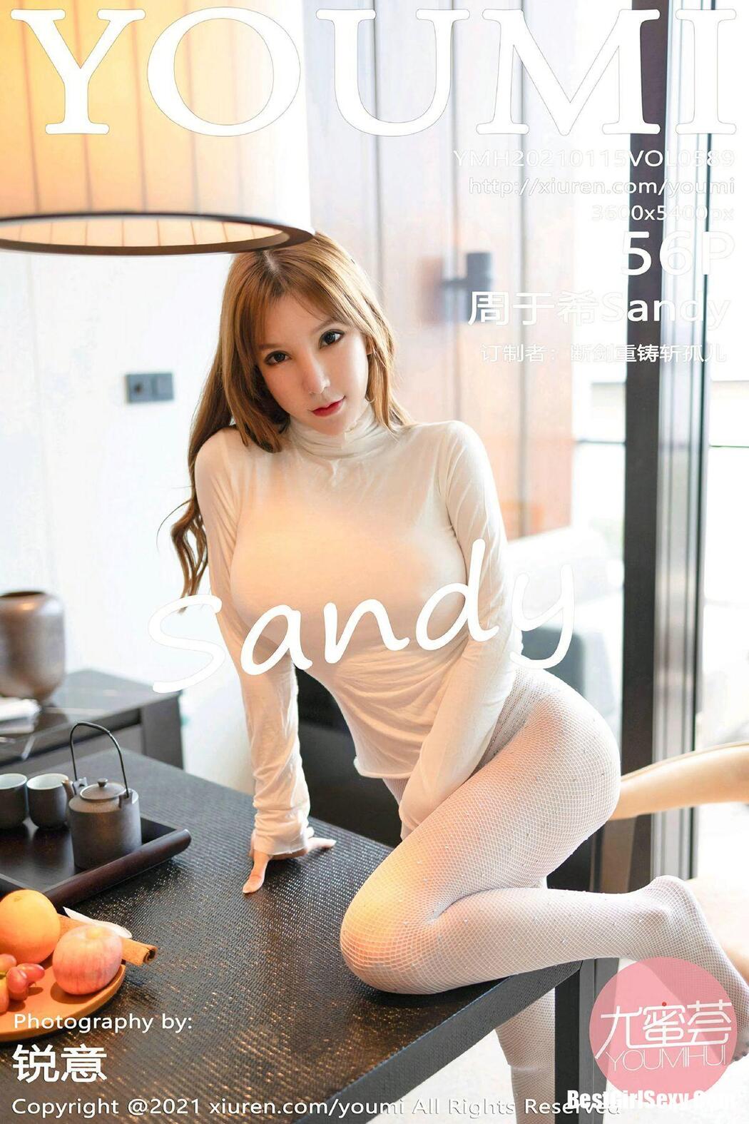 YouMi尤蜜荟 Vol.589 Zhou Yu Xi Cover Photo