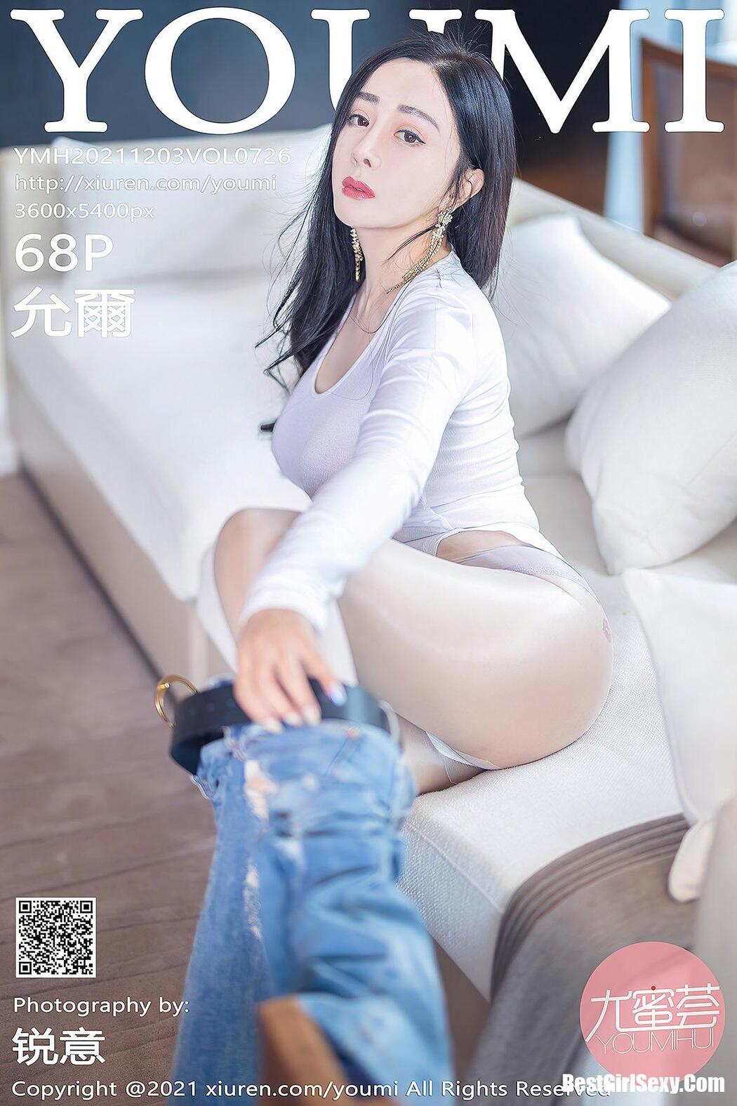 YouMi尤蜜荟 Vol.726 Yun Er Cover Photo