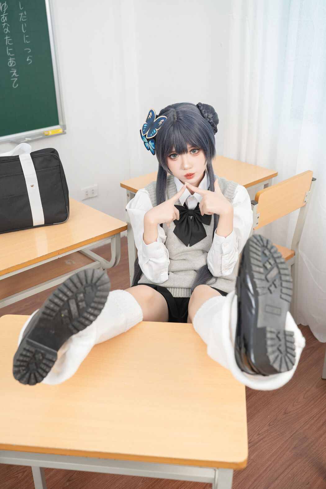 Coser@PoppaChan – Kisaki Student (41P – 11V)