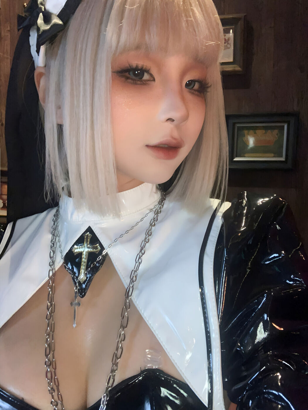 Coser@蠢沫沫 Chunmomo – 黑修女 Part01 (74P)