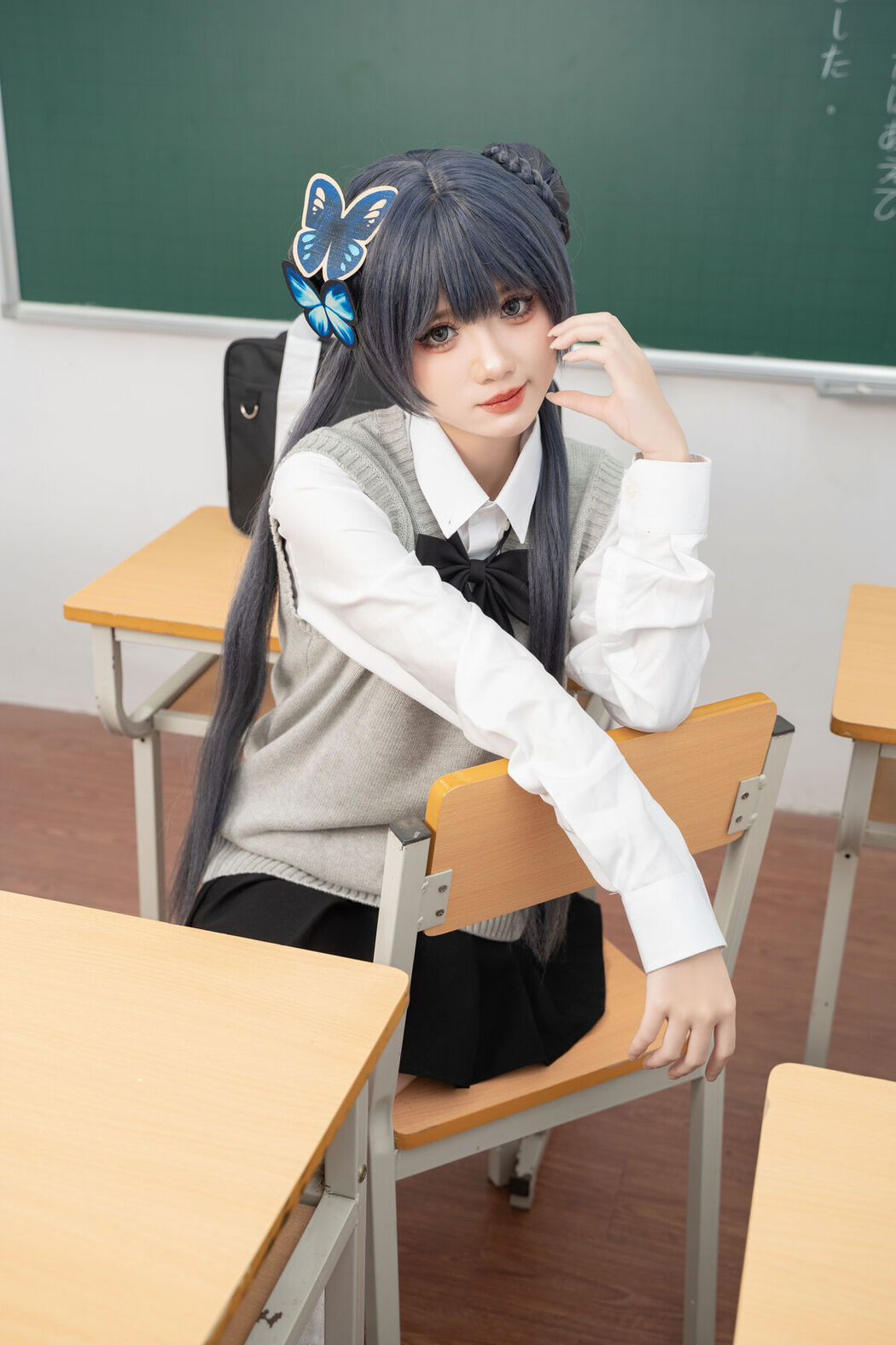 Coser@PoppaChan – Kisaki Student (41P – 11V)