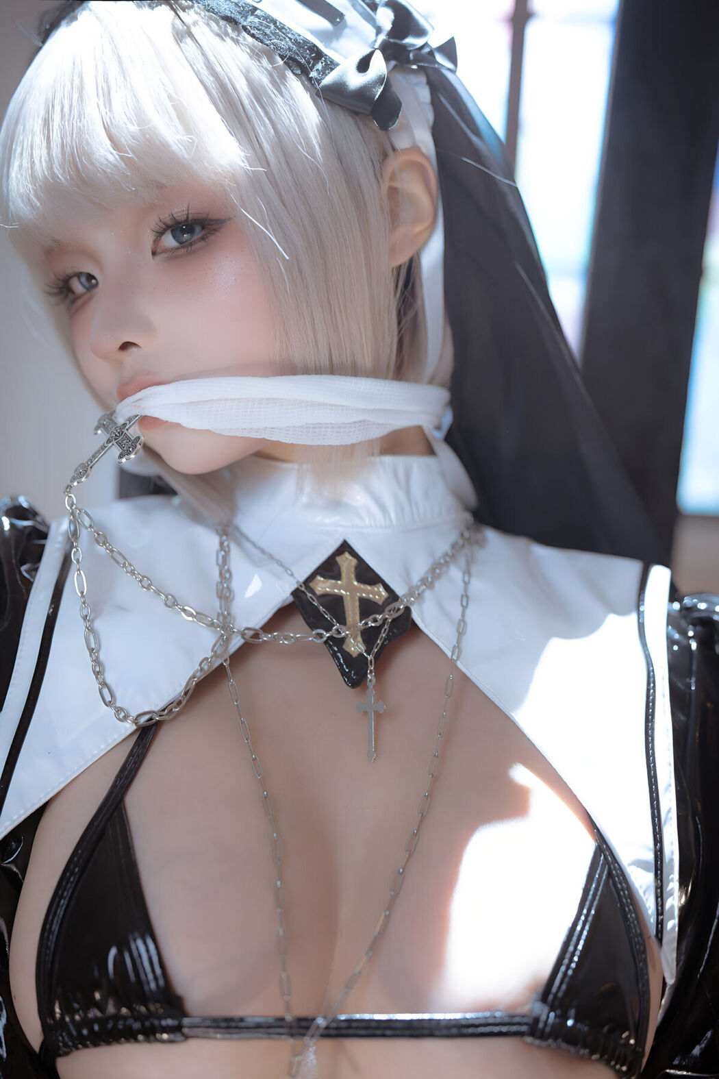 Coser@蠢沫沫 Chunmomo – 黑修女 Part02 (74P)